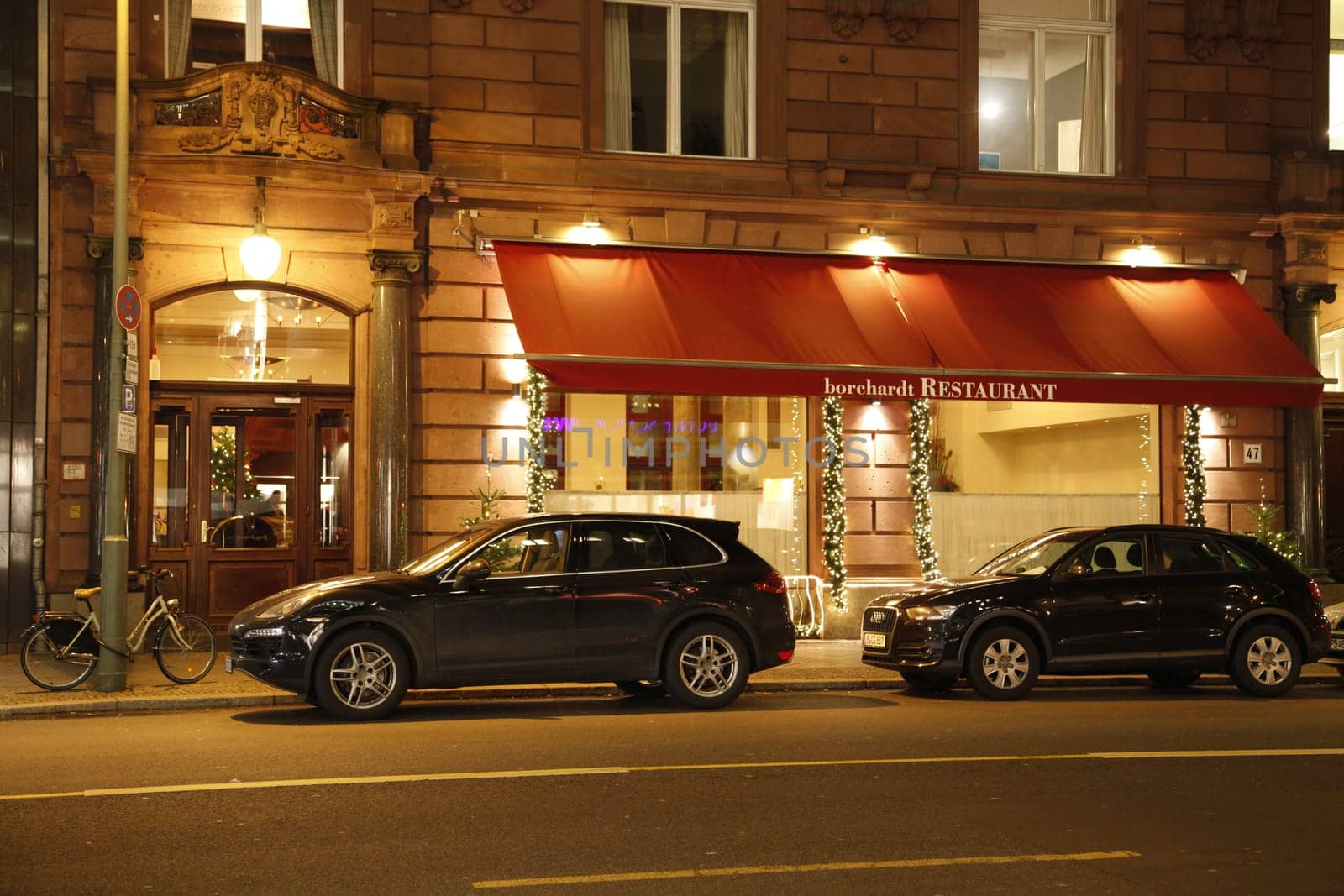 restaurant borchardt at christmas time berlin