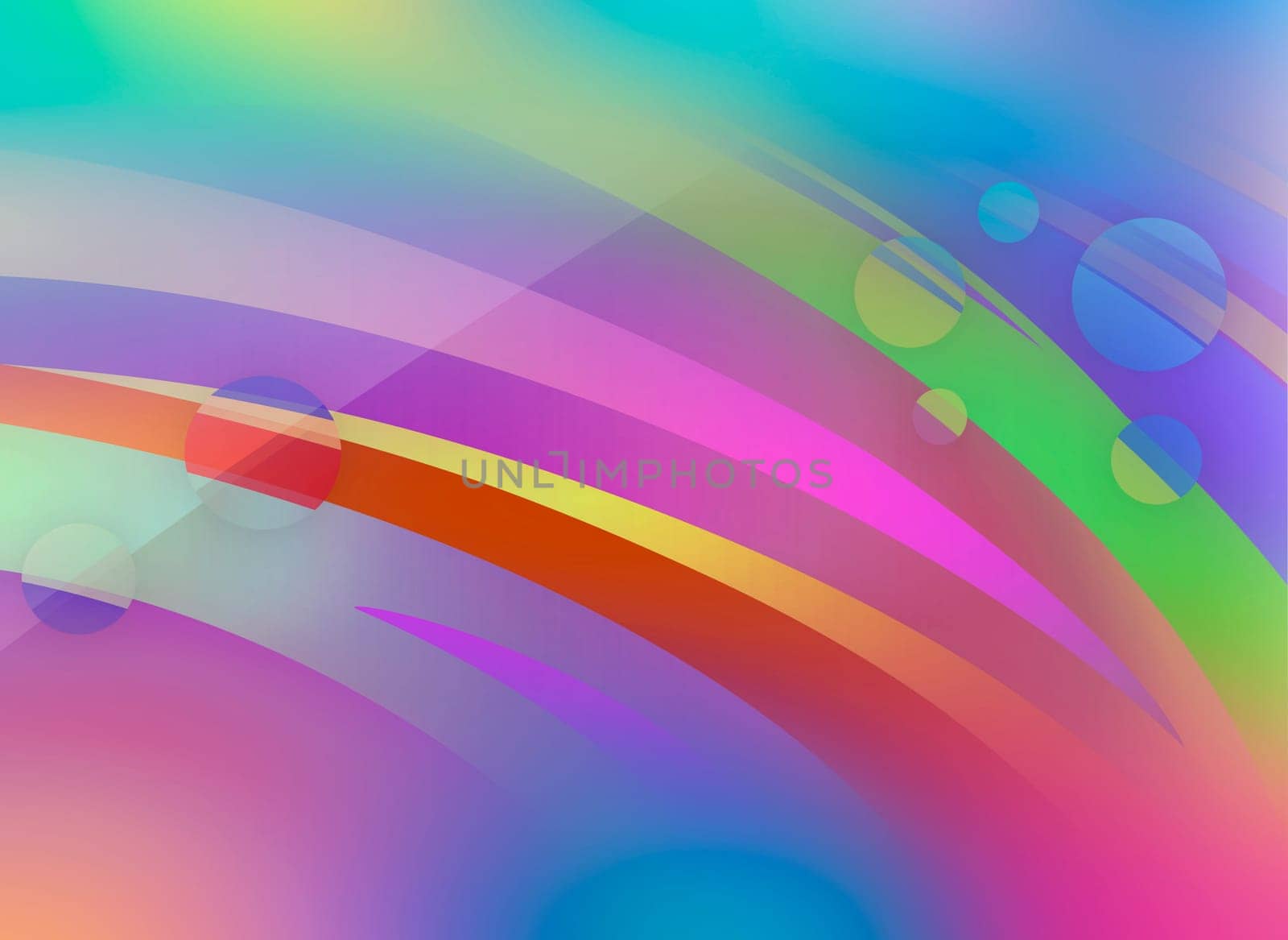 Illustration of Abstract Colorful Modern Decorative Background