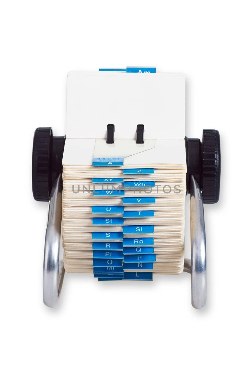 Roll file optional on white background