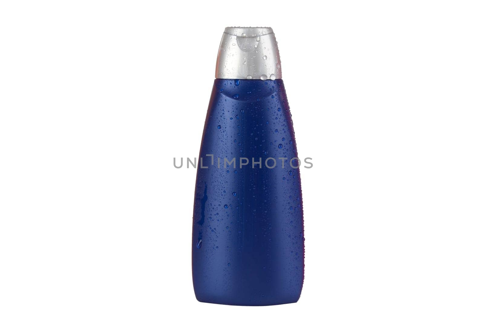 Shampoo bottles optional on white background