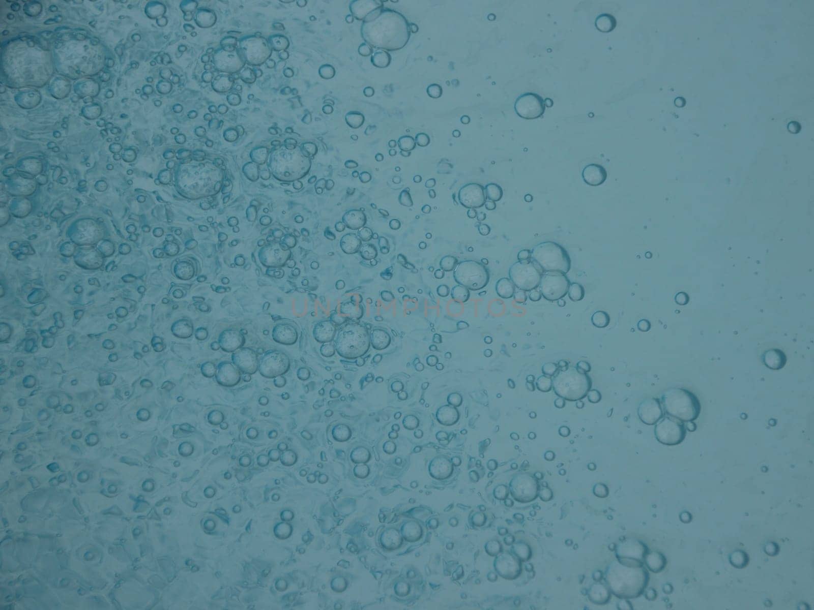 Meditation Blue Swimming Pool Water with Bubble Background Abstract Pattern