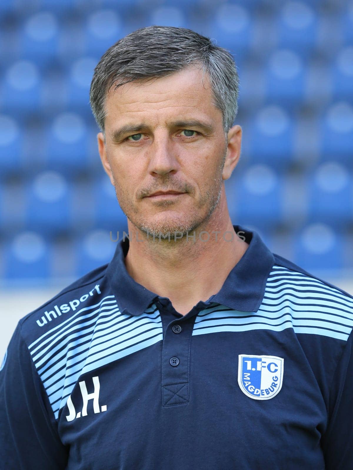 Head coach Jens Härtel in the squad 1. FC Magdeburg - 3. Football League - Squad season 2016/17