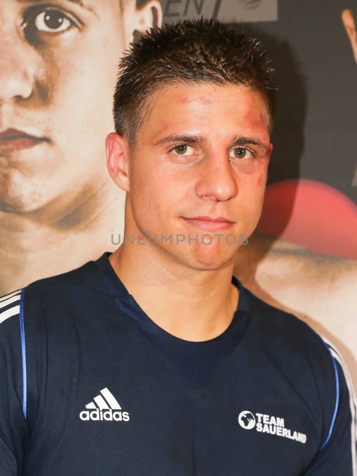 Super middleweight boxer Tyron witness (Team Sauerland) at SAT1 Ran - Boxing on 16.07.2016 in the Max-Schmeling-Halle Berlin