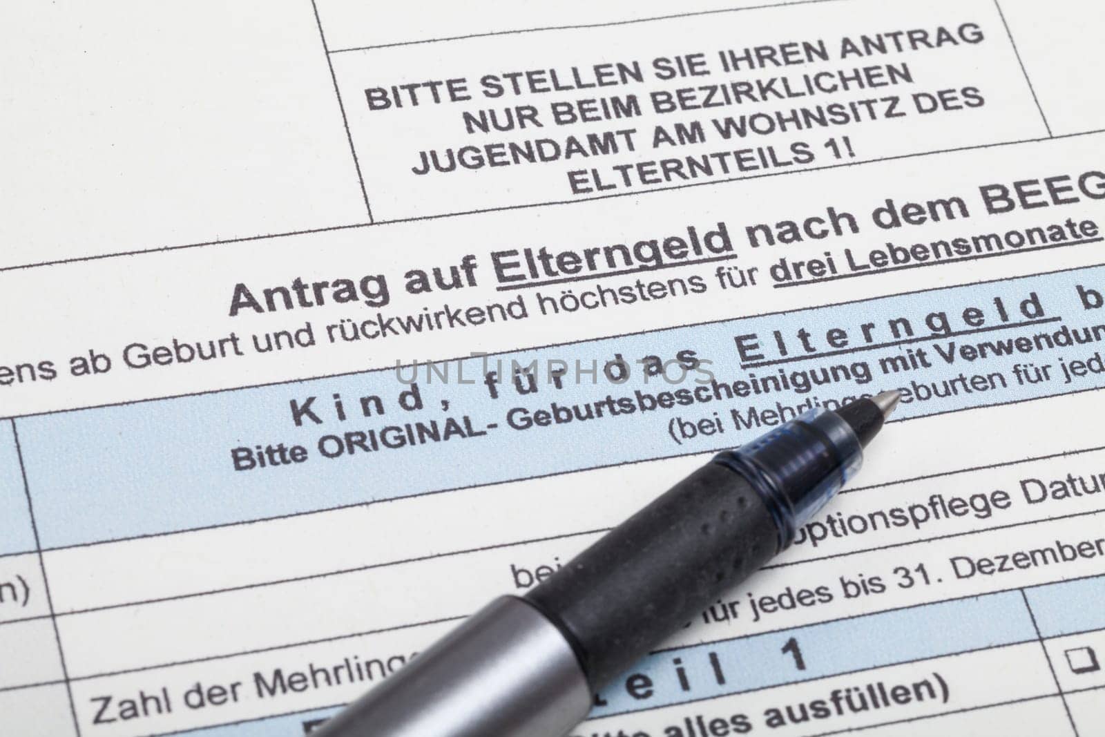Parental allowance application