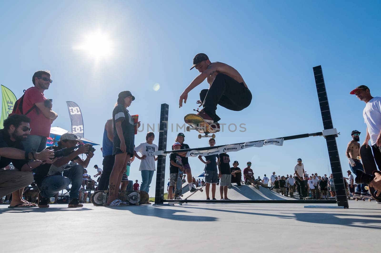 POVOA DE VARZIM, PORTUGAL - JULY 24, 2016: Jorge Simoes during  the 2nd Stage of DC Skate Challenge by Moche.