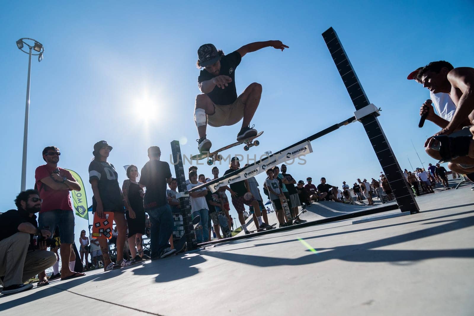 POVOA DE VARZIM, PORTUGAL - JULY 24, 2016: Pedro Roseiro during  the 2nd Stage of DC Skate Challenge by Moche.
