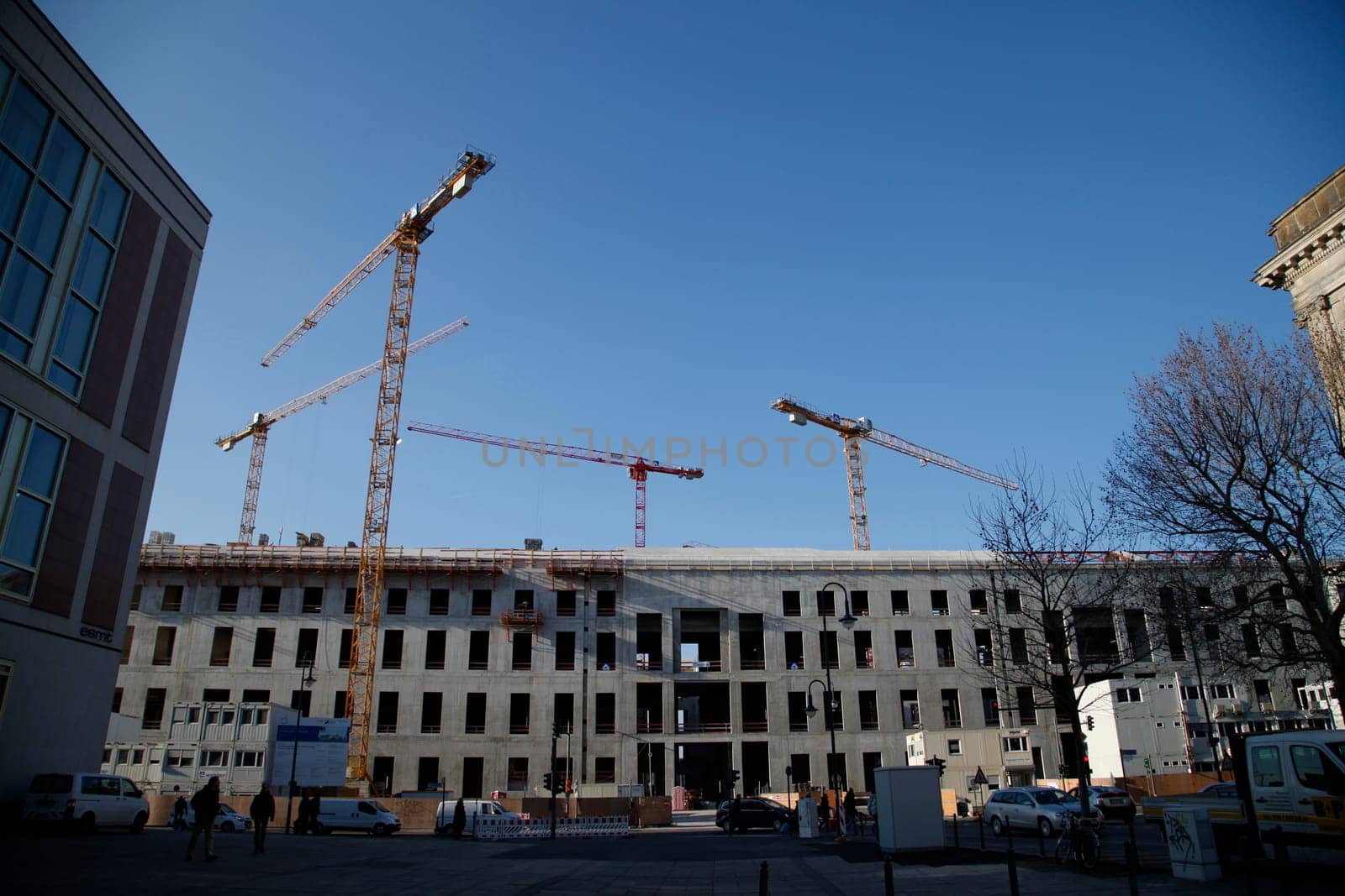 construction site of castle in berlin