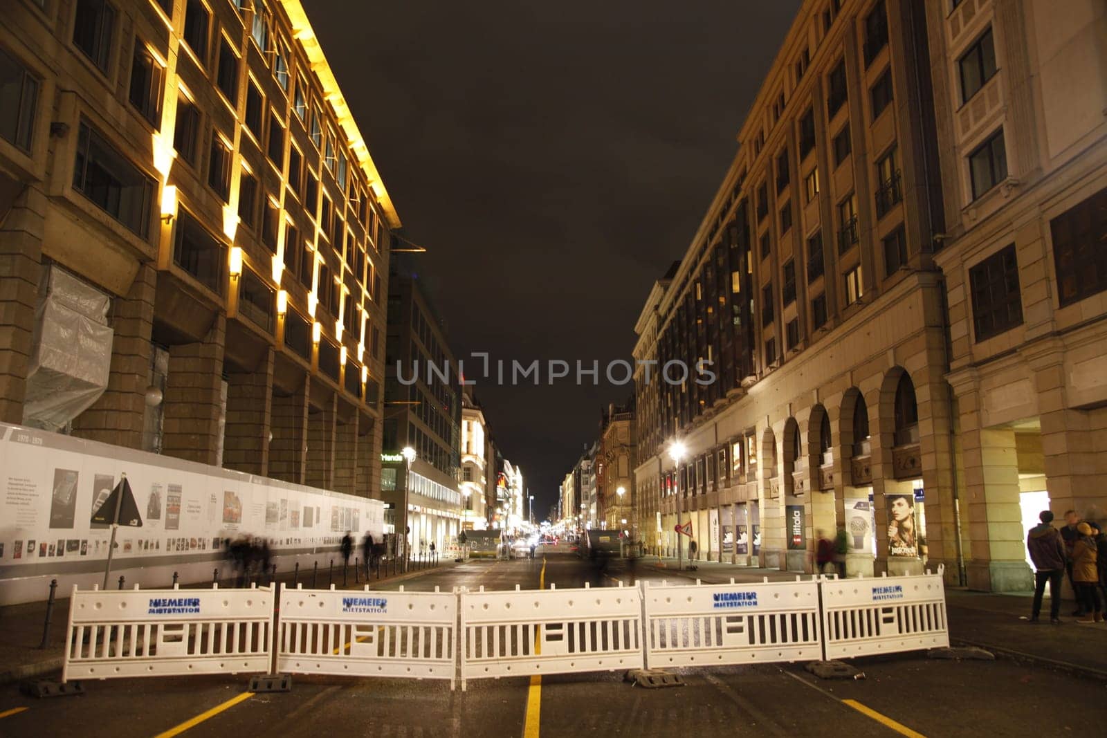 Barrier on Friedrichstraße in Berlin