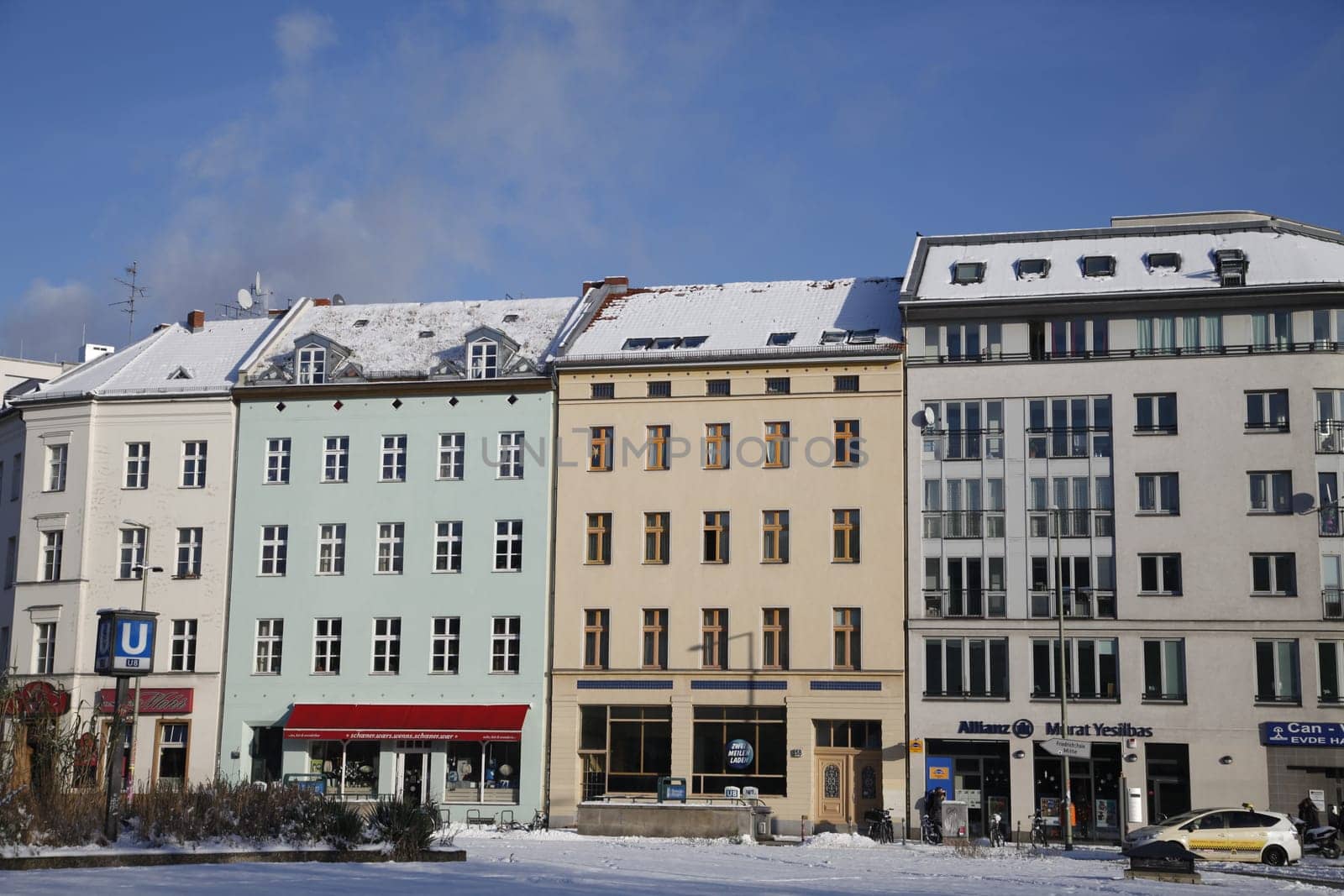 residential buildings on moritzplatz in berlin kreuzberg