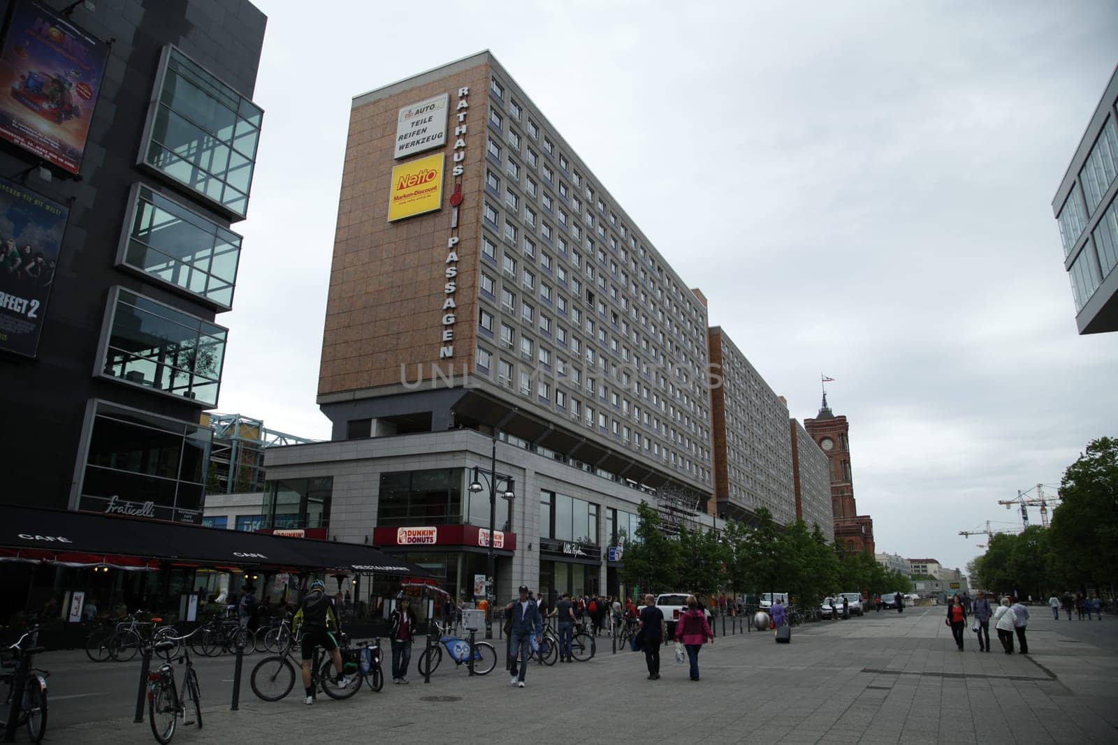Rathaus Passage in Berlin at Alexanderplatz