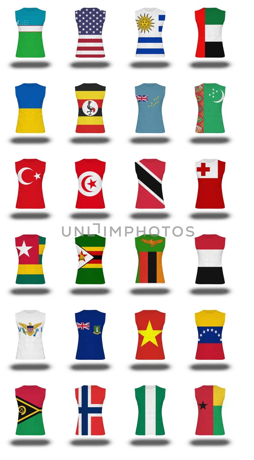 compilation of nationals flag shirt icon on white background part 10 \ 10