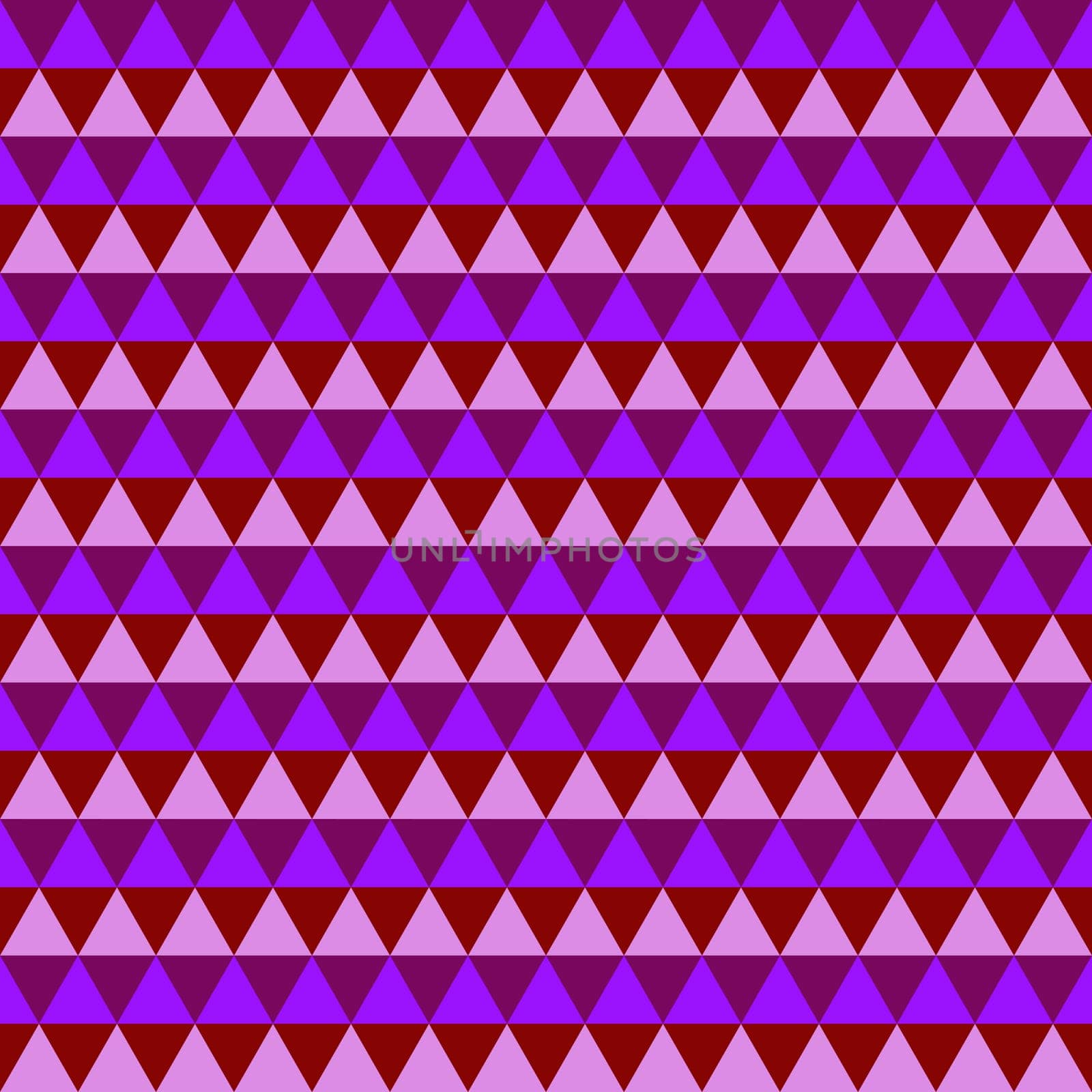 Abstract purple geometric seamless pattern of triangles