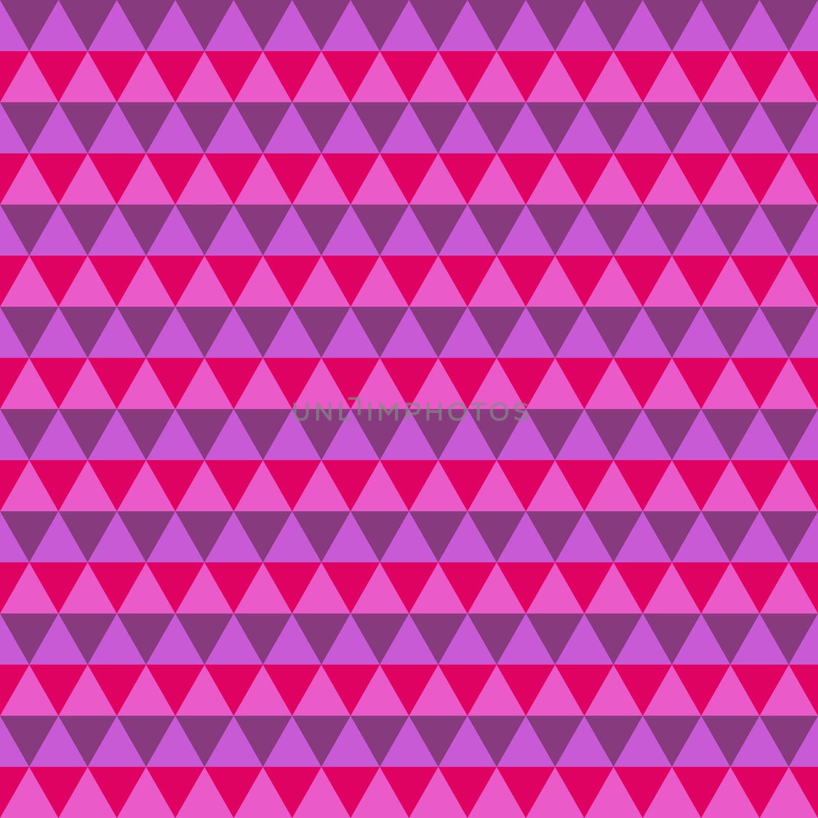 Abstract purple and pink geometric seamless pattern of triangles