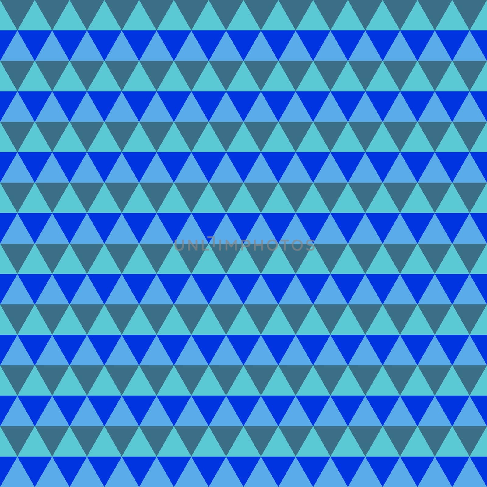 Abstract blue and gray geometric seamless pattern of triangles