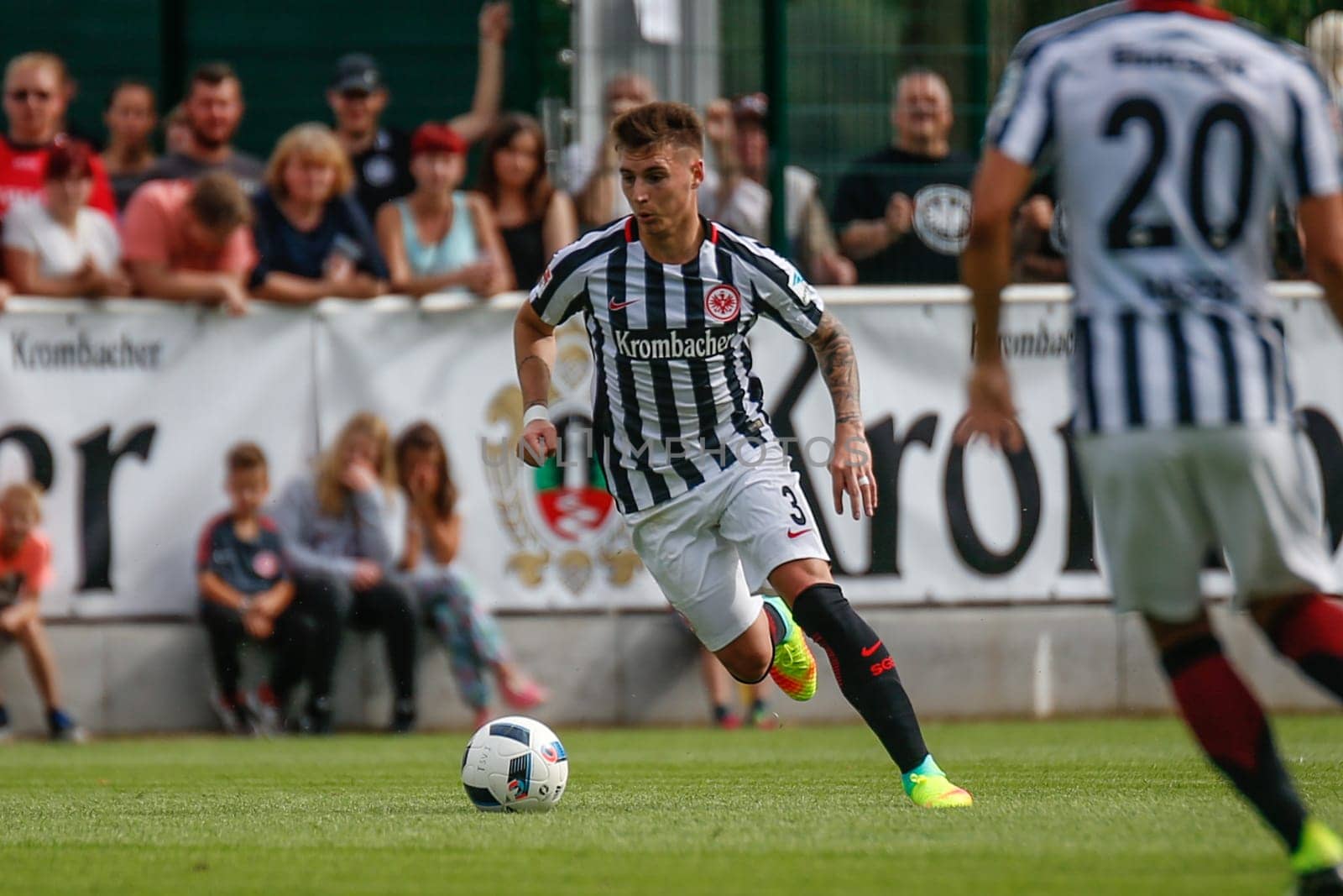 Guillermo Varela (Eintracht Frankfurt) - TSV Steinbach vs. Eintracht Frankfurt on 30.07.2016 (Photo: Fingerhut)