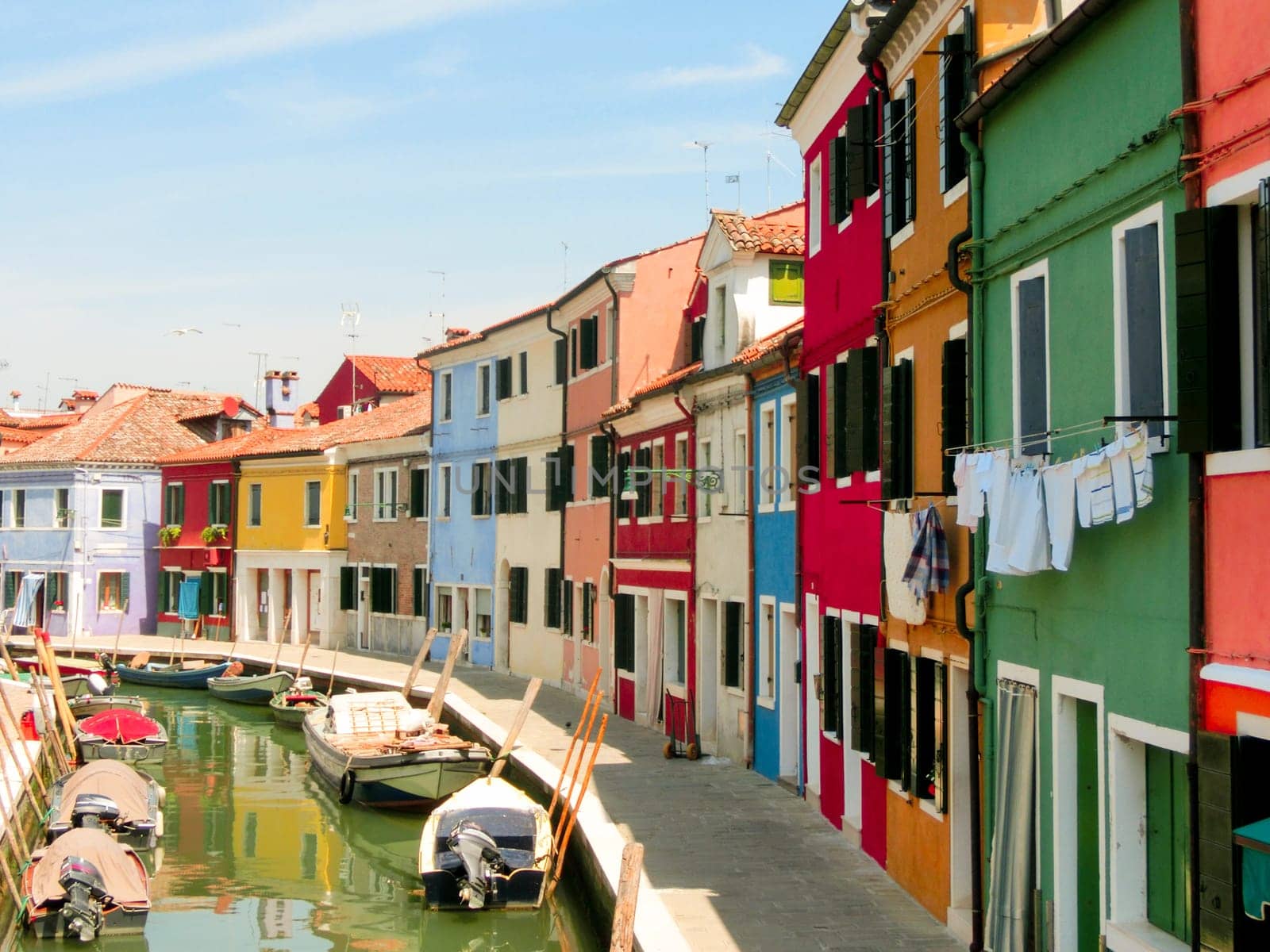 Burano, an island in the Venetian Lagoon, Italy