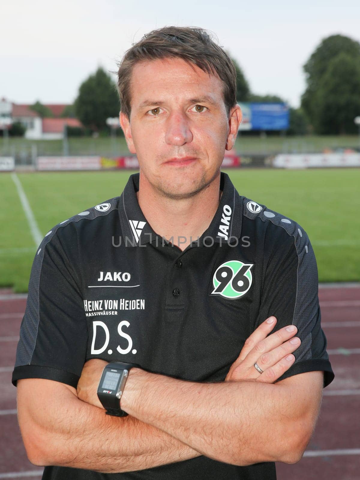 Head coach Daniel Stendel ( Hannover 96 2.Bundesliga-Saison 2016-17 ) at the friendly match FC Erzgebirge Aue - Hannover 96 on 27.July 2016 in the Friedensstadion Halberstadt