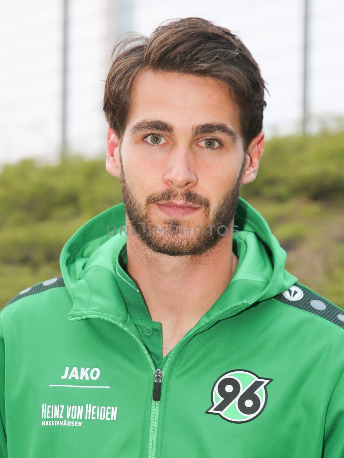 Goalkeeper Samuel Sahin-Radlinger (-30- Hannover 96 2.Bundesliga season 2016-17 ) at the friendly match FC Erzgebirge Aue - Hannover 96 on 27.7.2016 in the Friedensstadion Halberstadt