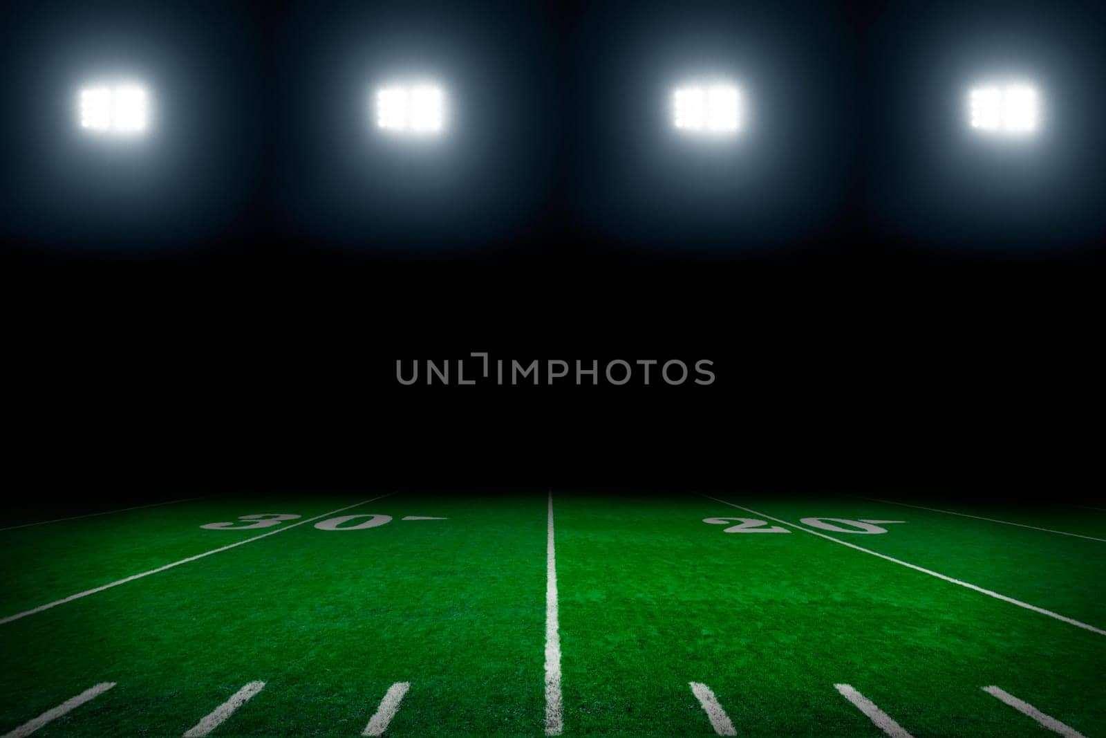 American stadium lights background
