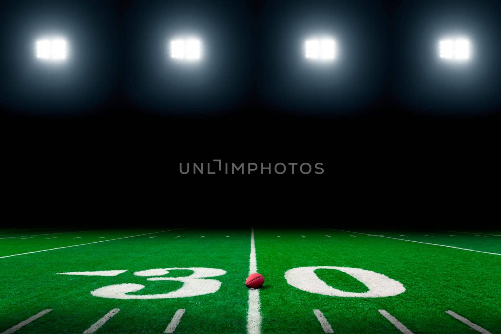 American stadium lights background