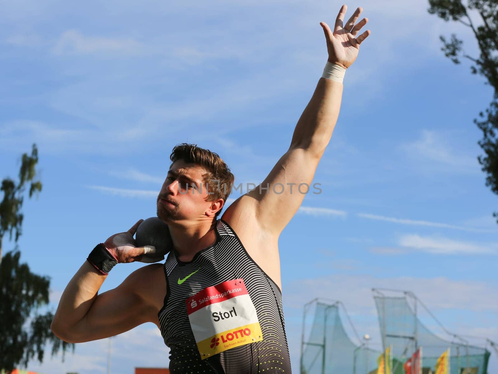 German shot putter David Storl (SC DHfK Leipzig at the Schönebecker SoleCup 2016 in Schönebeck/Elbe