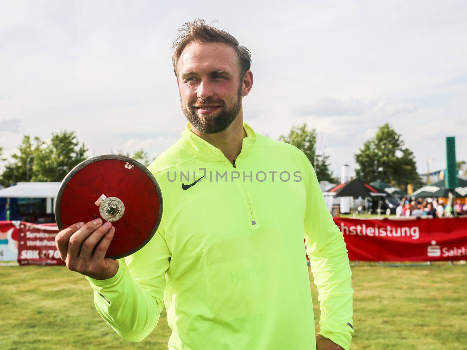 German discus thrower Robert Harting (SCC Berlin) at the Schönebecker SoleCup 2016 in Schönebeck/Elbe