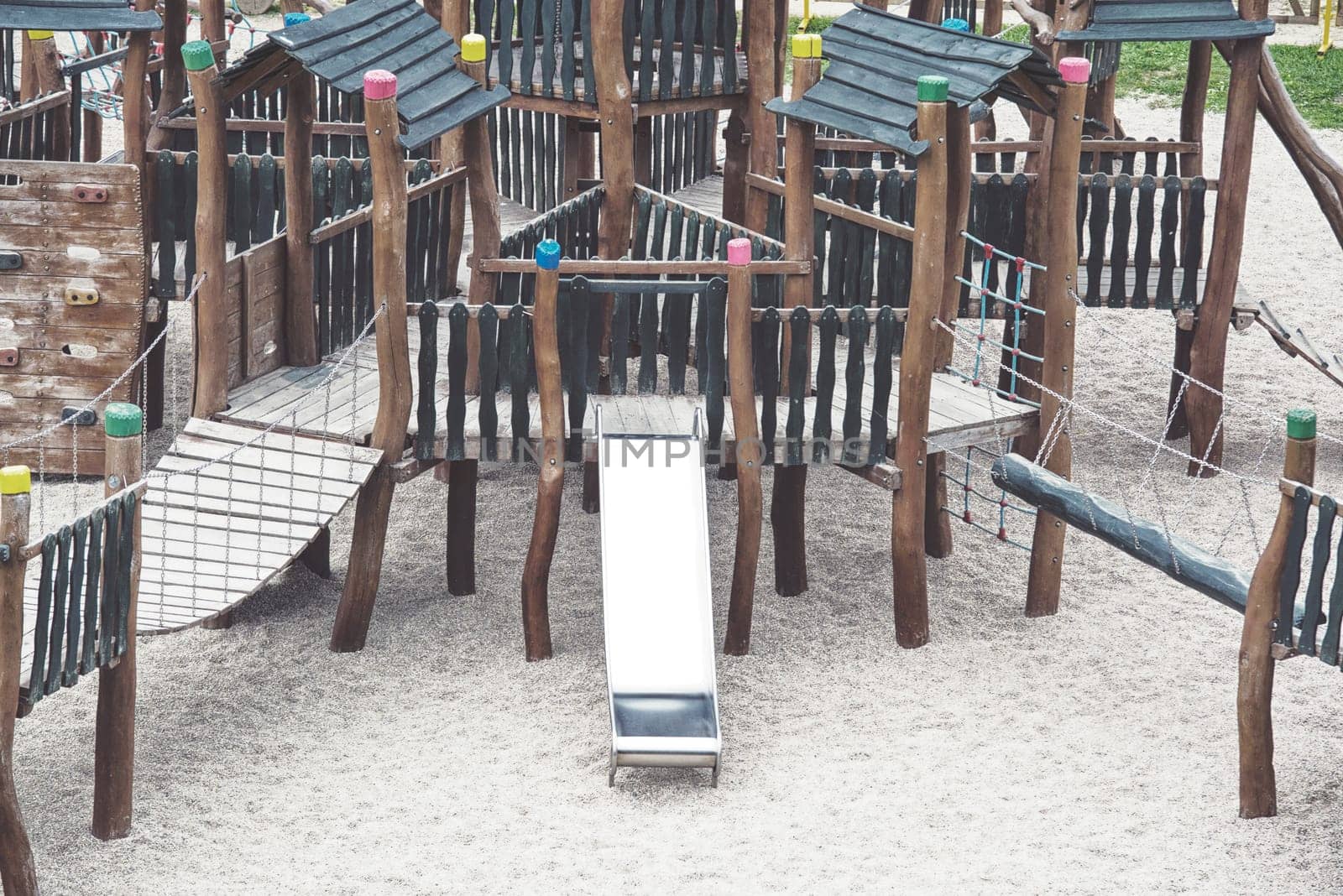 children's leisure playground for recreation and recreation