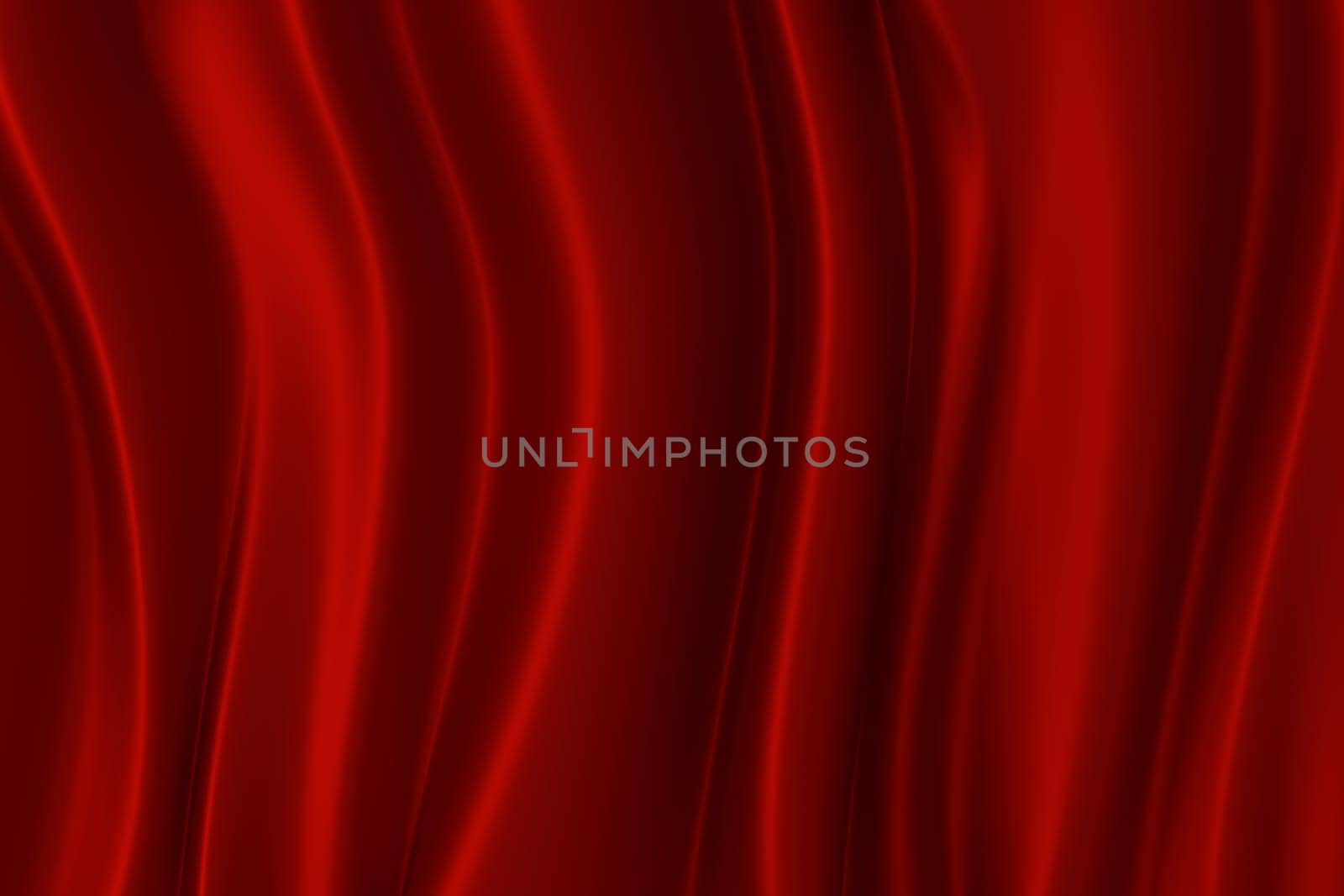 Red silk texture with space for text or image, 3d rendering