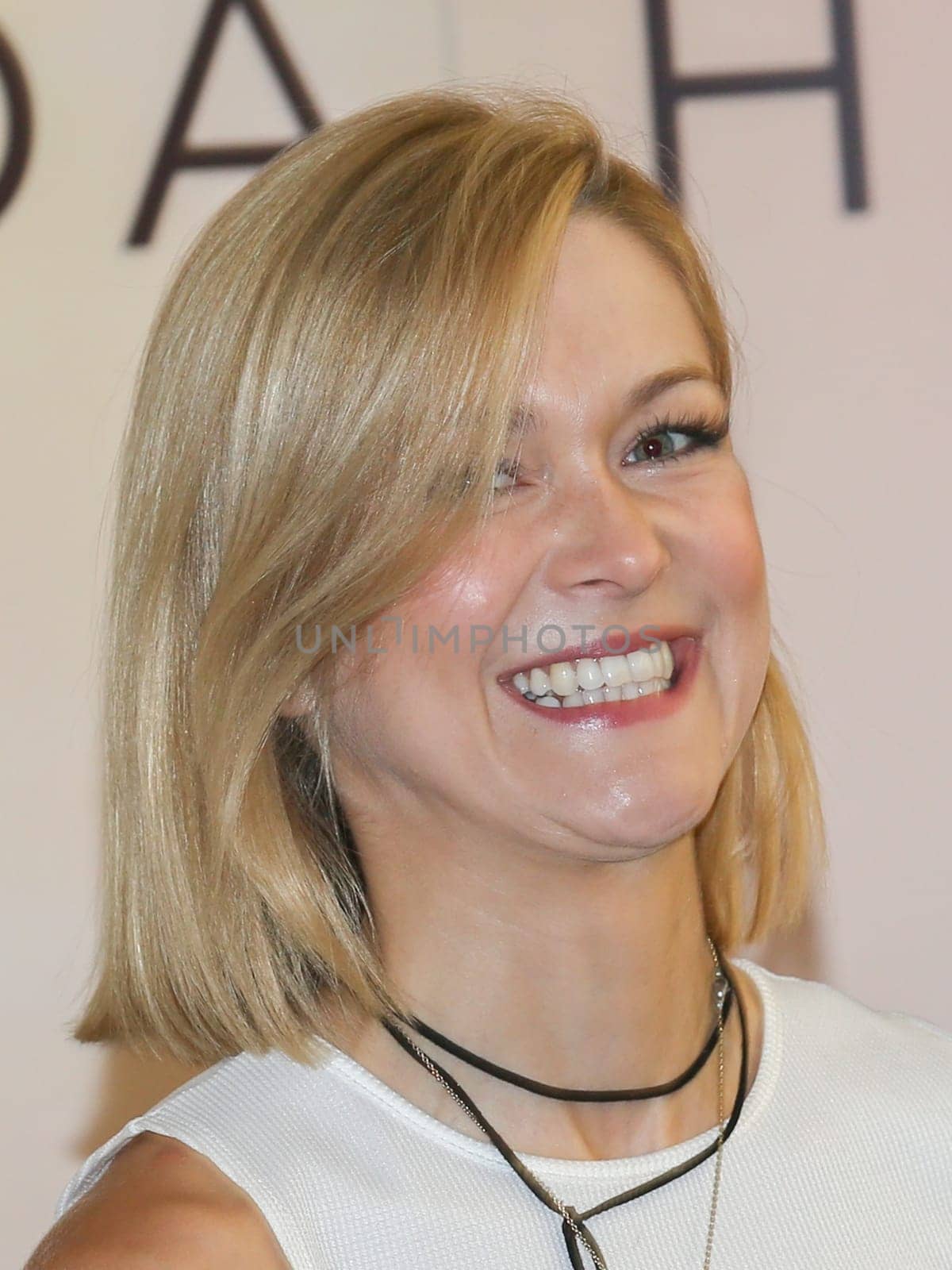 Singer Linda Hesse on her promo tour for her new CD "Sonnenkind"" in Magdeburg"