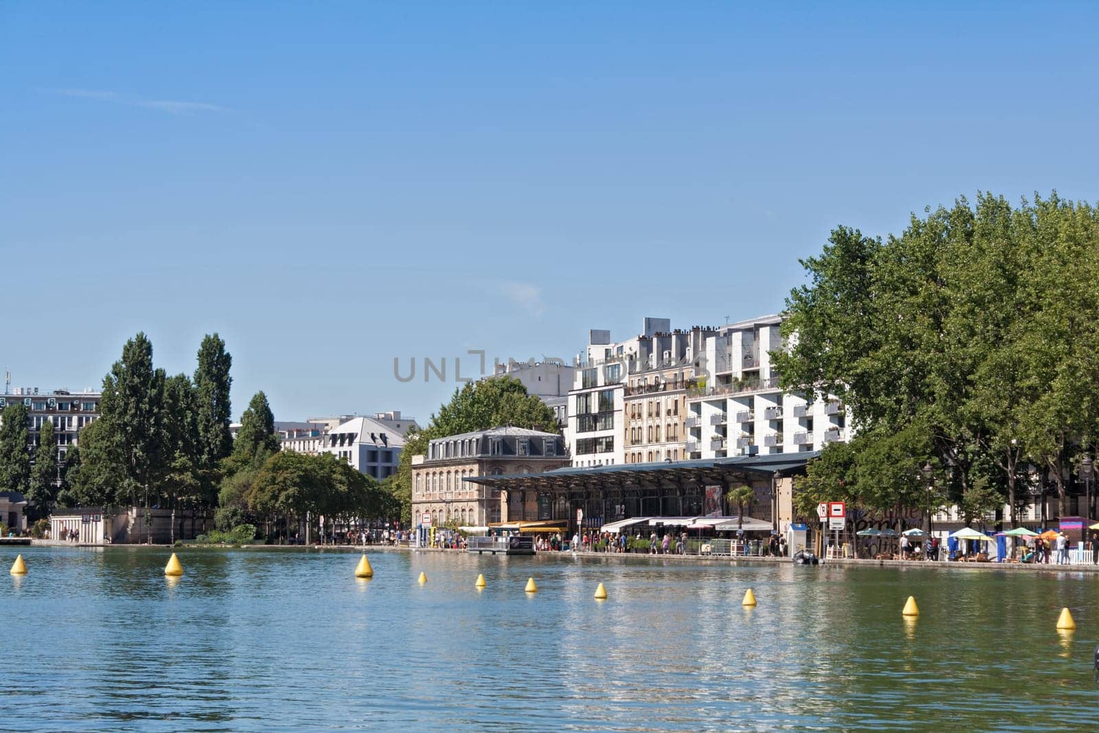 Bassin de la Villette in the 19th arrondissement of Paris