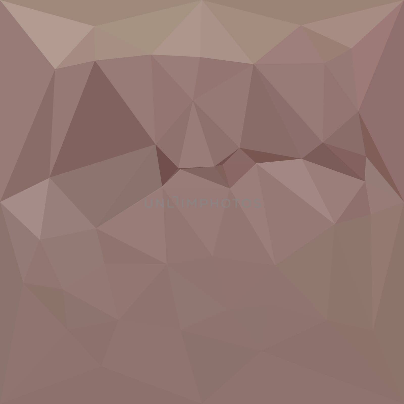 Low polygon style illustration of a copper rose abstract geometric background.