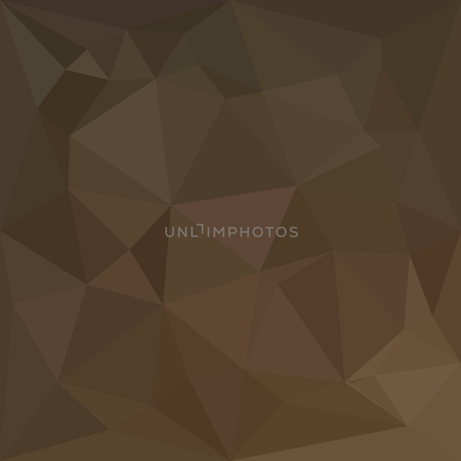 Low polygon style illustration of a blast off bronze abstract geometric background.