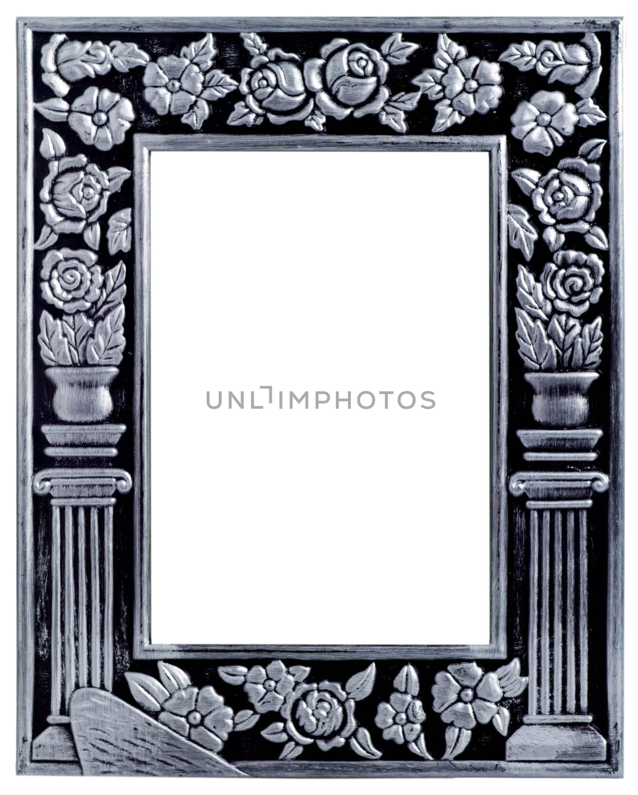 Photo frame optional on white background