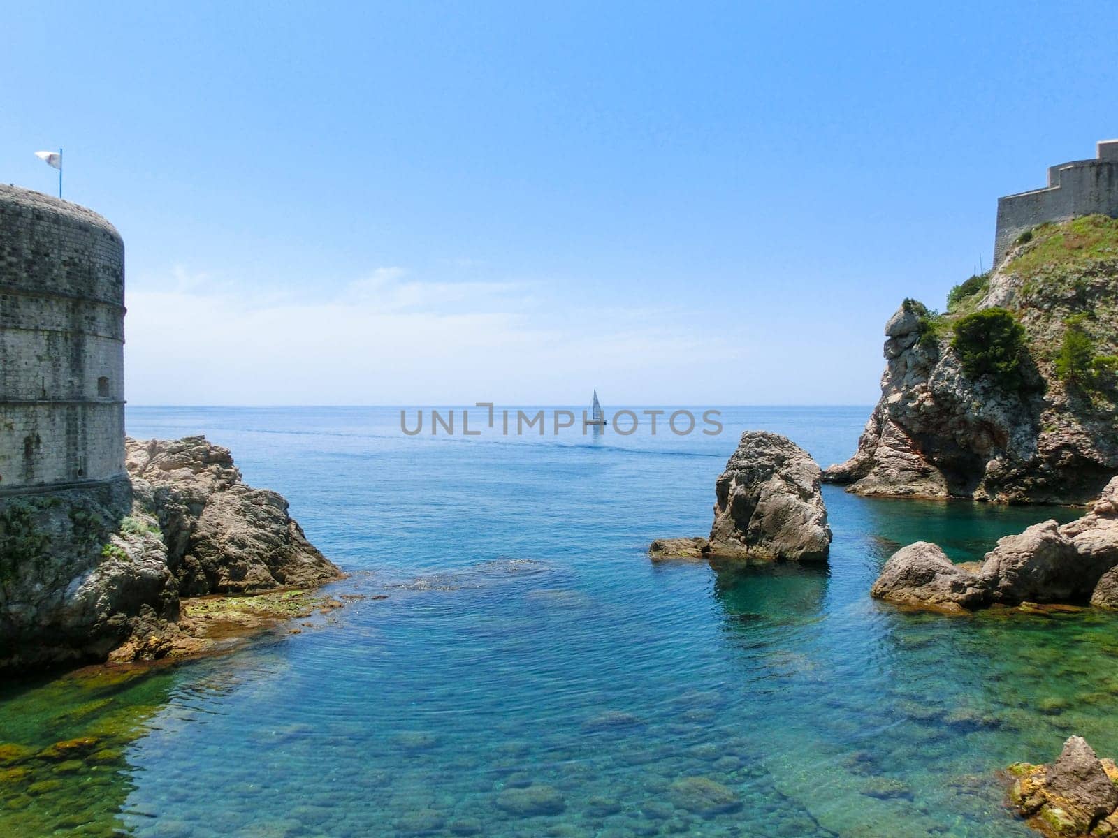 The old fort Lovrjenac in Dubrovnik, Croatia