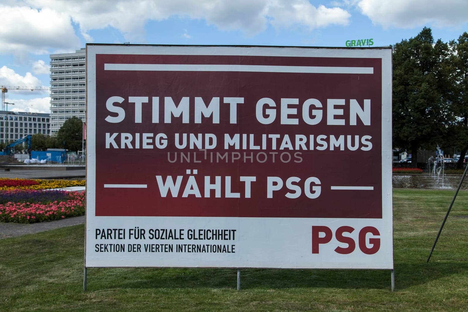 Election poster of the PSG in Berlin 2016