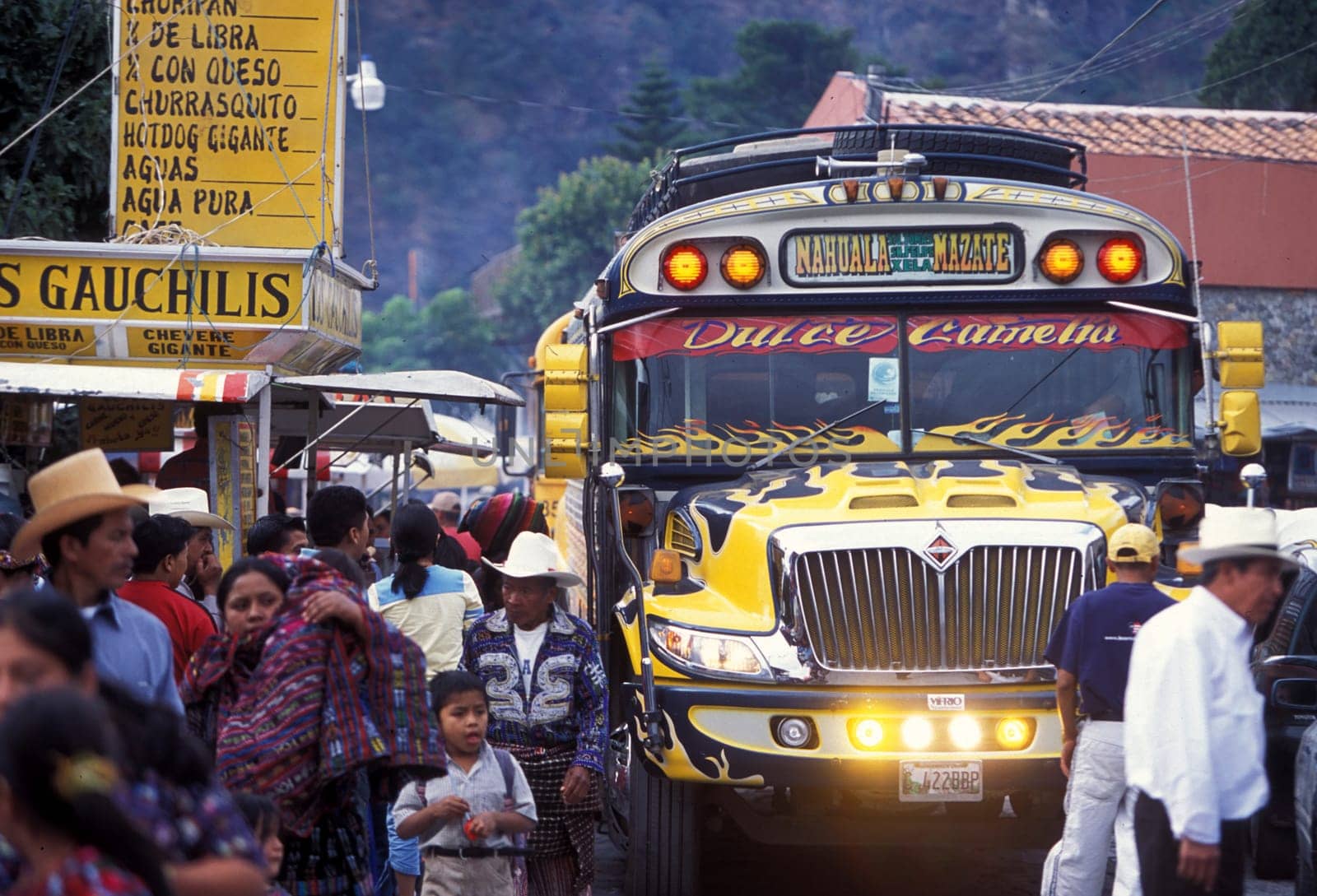 the old city in the town of Antigua in Guatemala in Central America.