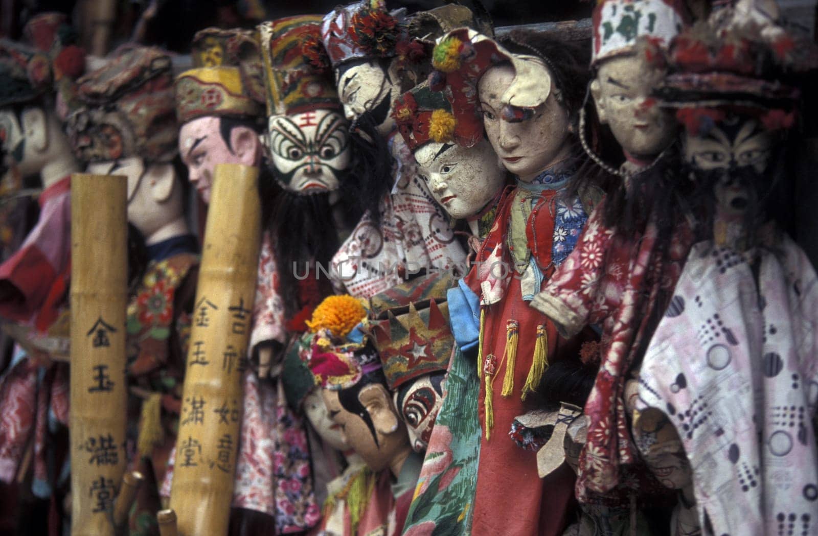 puppet for sale at the town of Yangshou near the city of Guilin in the Province of Guangxi in china in east asia.