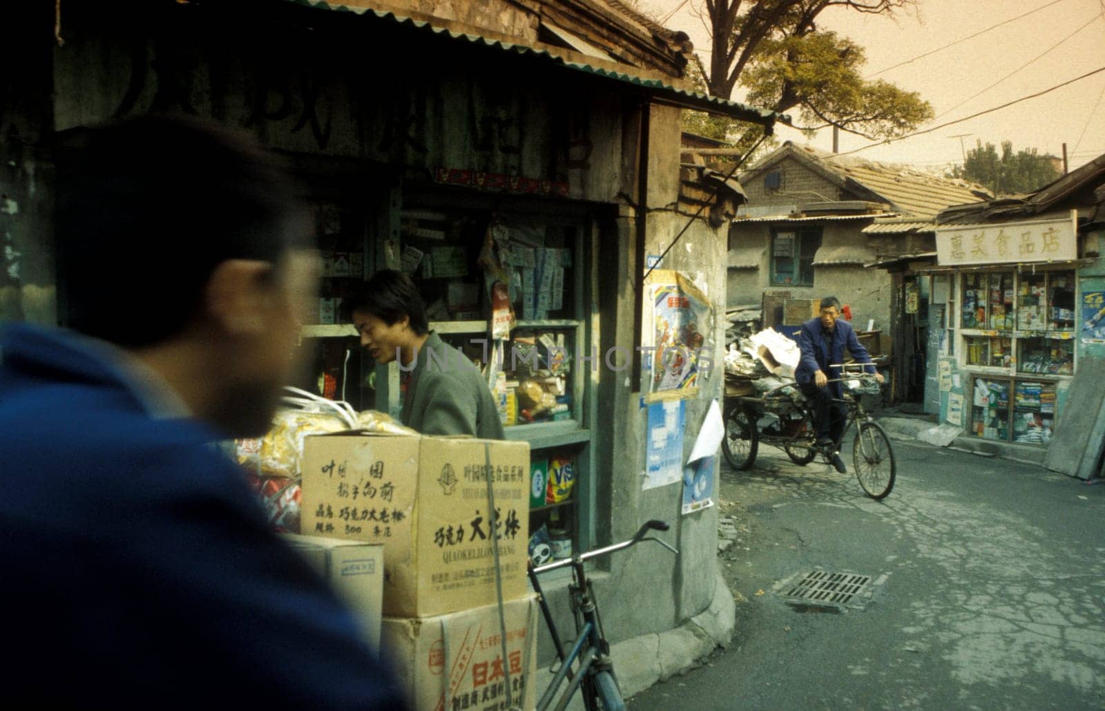 the old town in the city of beijing in the east of china in east asia.
