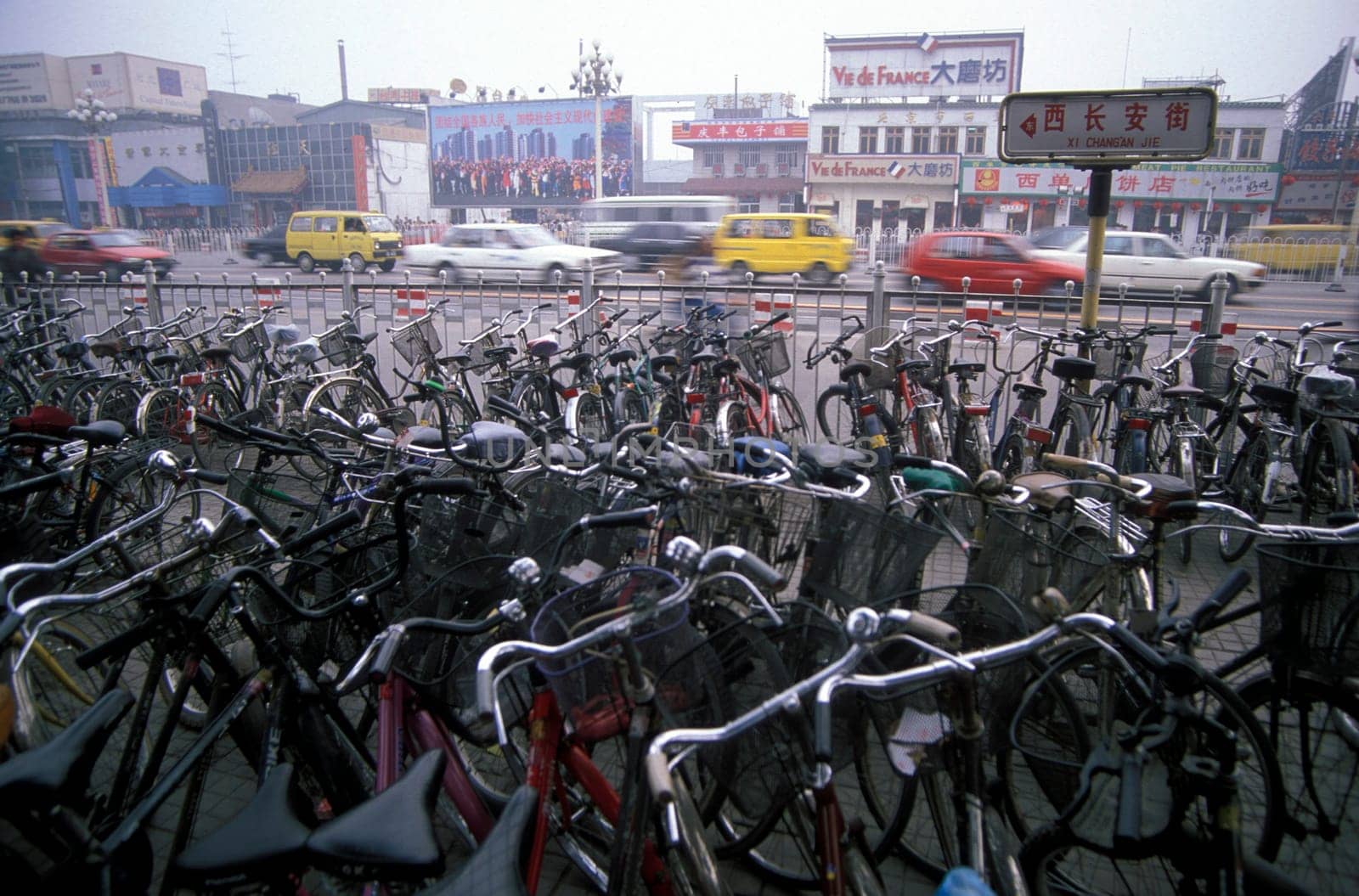 the old town in the city of beijing in the east of china in east asia.