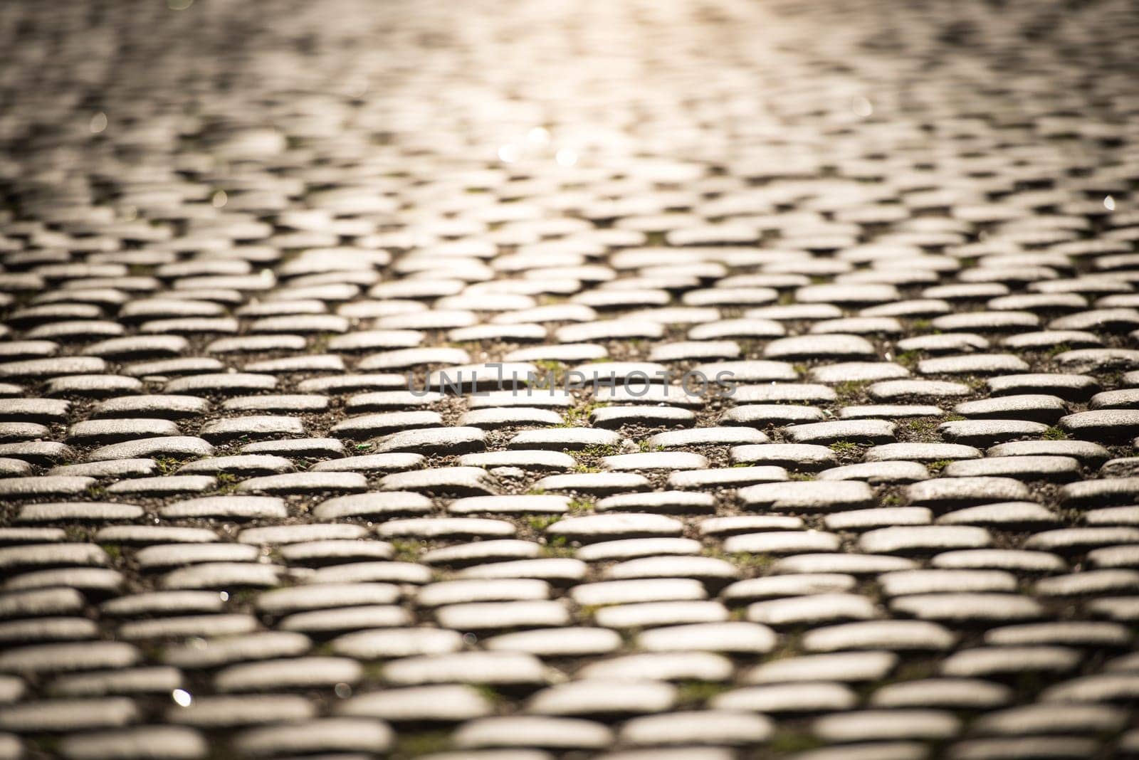 Close up view of cobblestone street in Gamla Stan, Stockholm, Sweden, Scandinavia, Europe.
