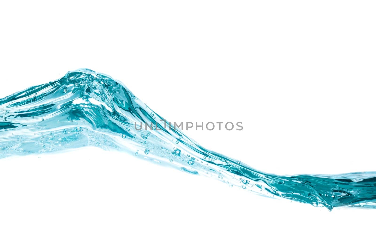 conceptual splashing water or beverage, ocean or a river
