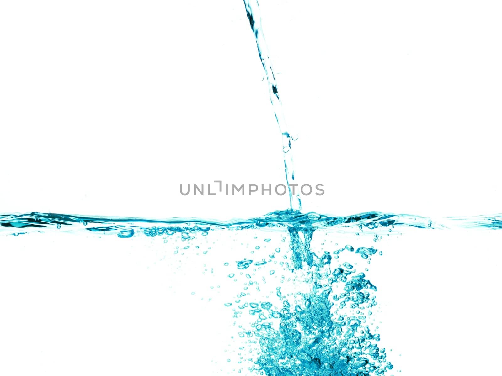 conceptual splashing water or beverage, ocean or a river