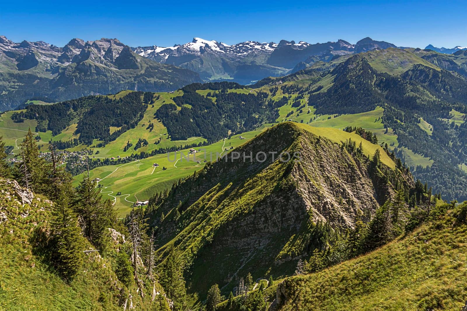 Central Switzerland landscape with Titlis