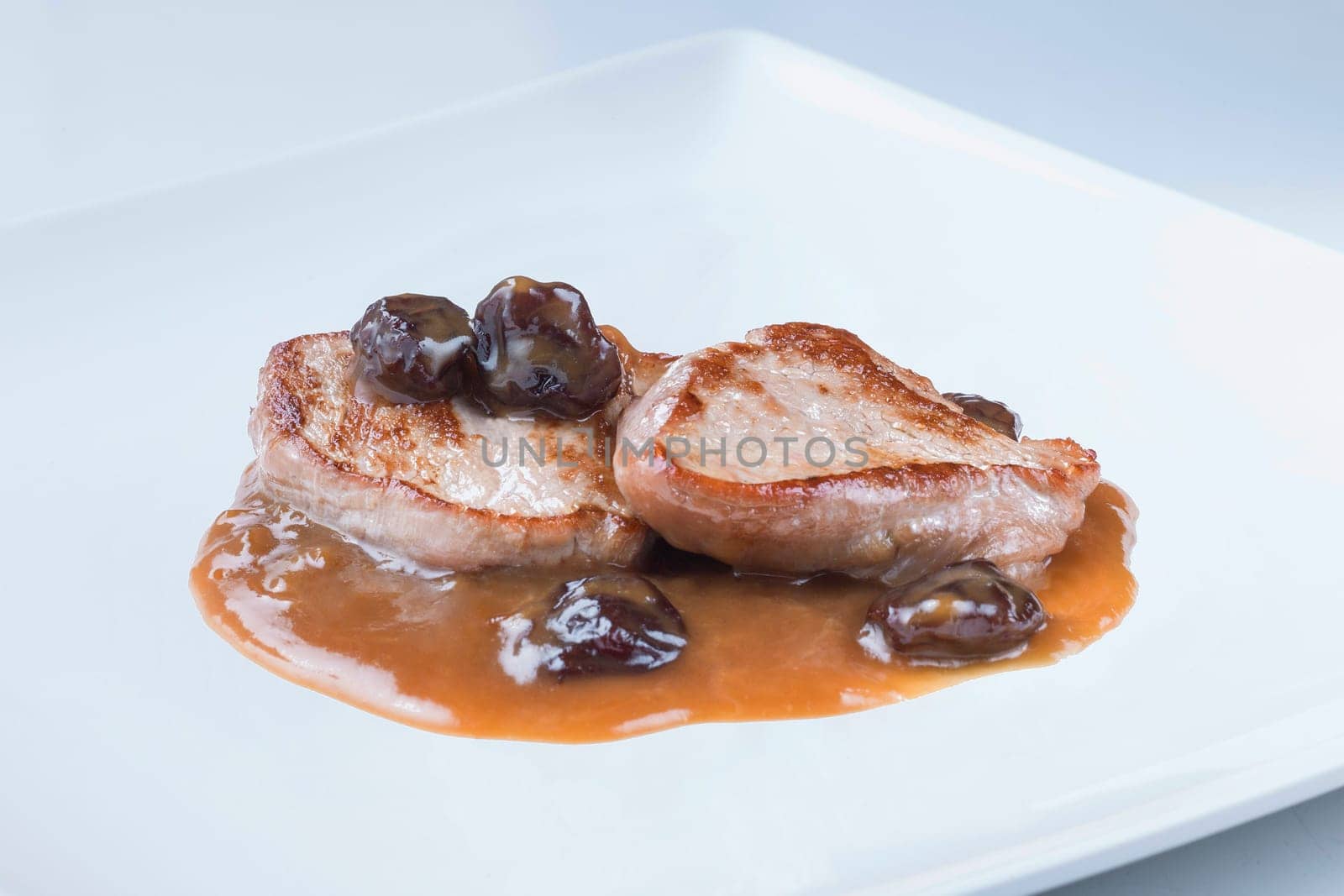 delicious traditional recipe from spain with meat and wine
