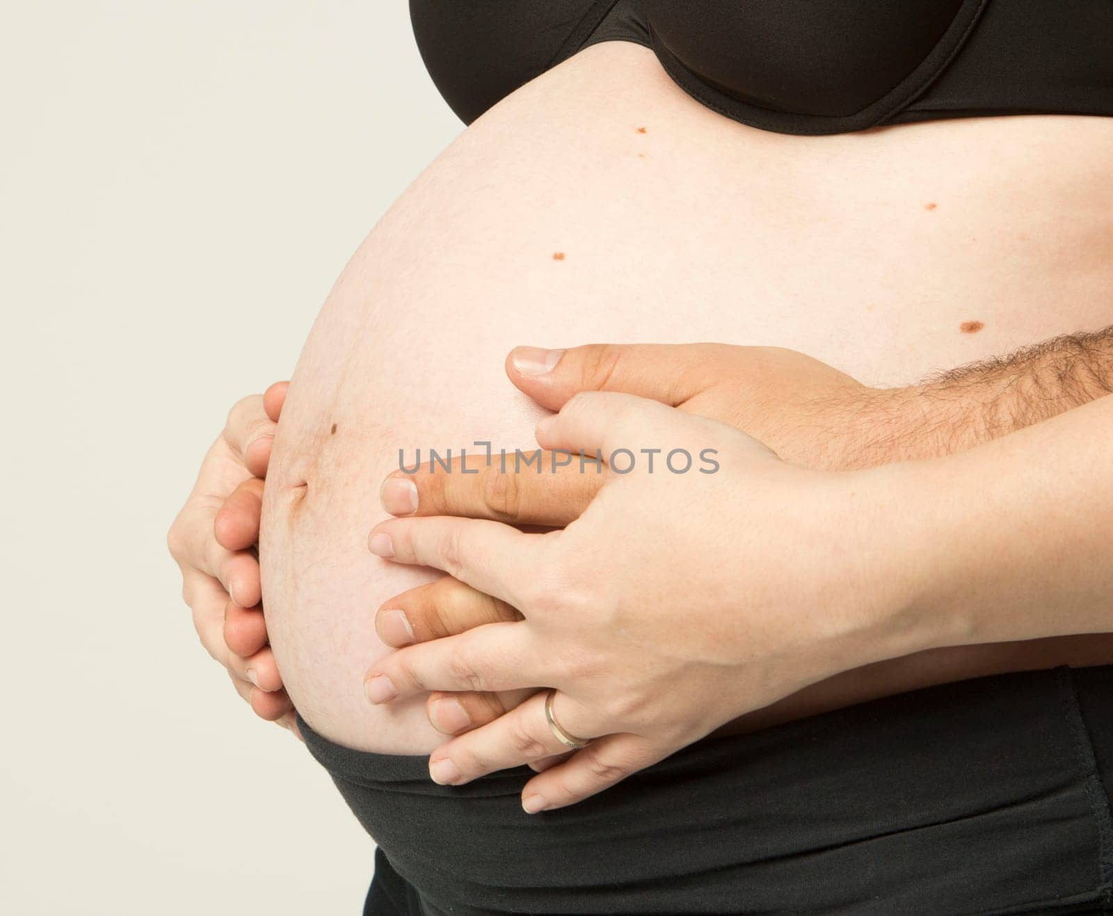 close up of a young female with a new life inside