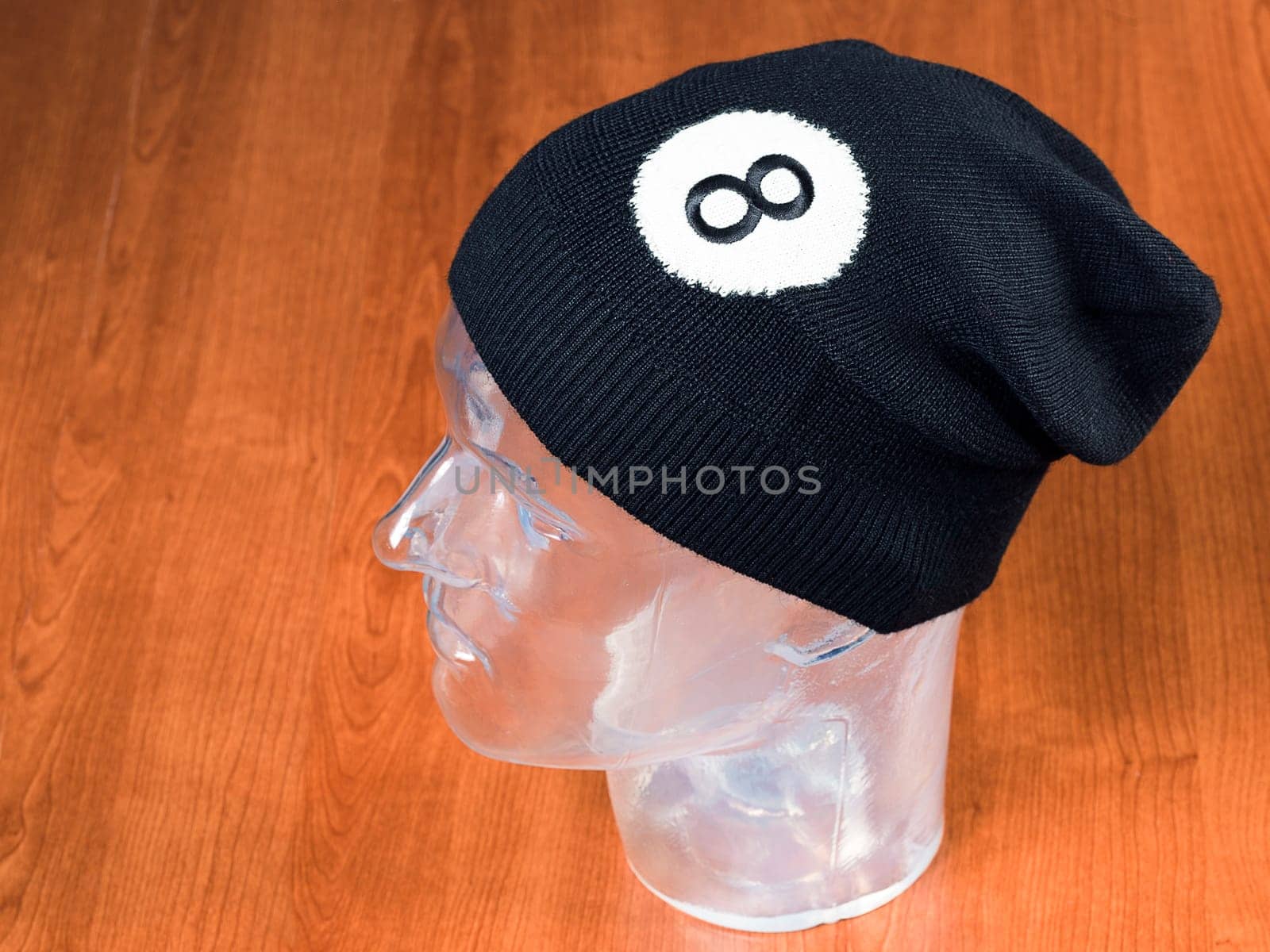 modern hat made of wool in a clear background