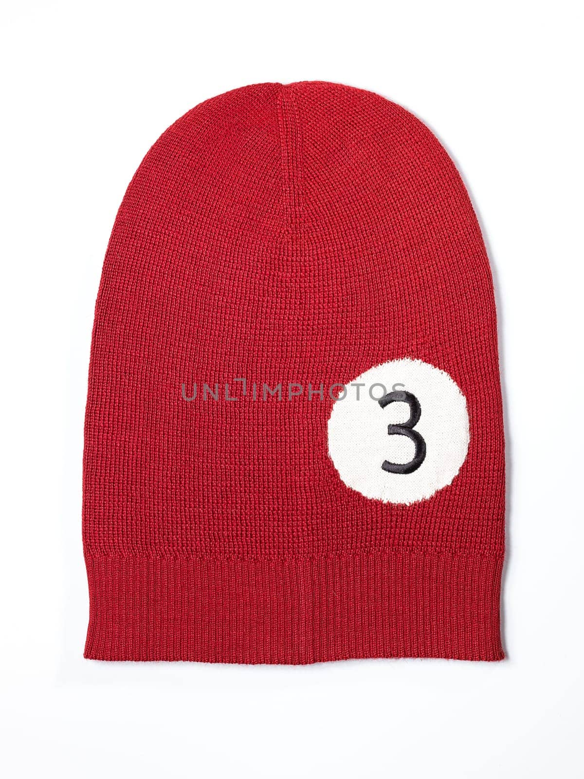 modern hat made of wool in a clear background