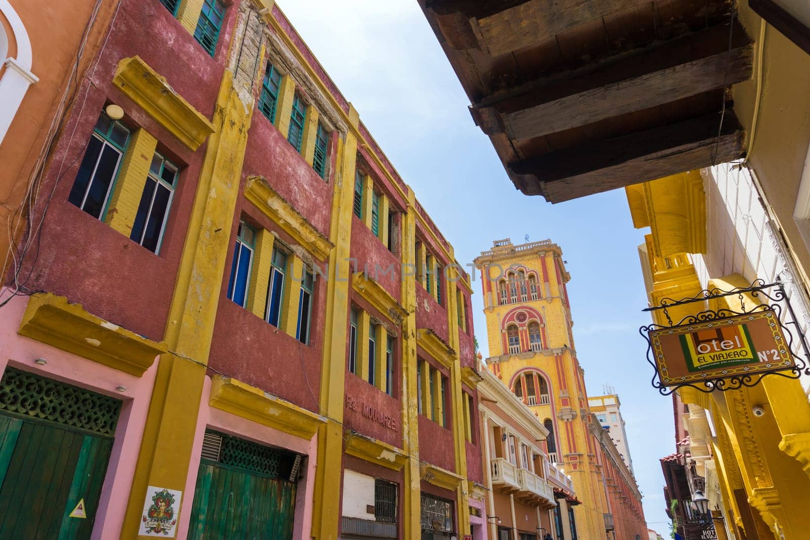 CARTAGENA, COLOMBIA - MAY 23: View of University of Cartagena in Cartagena, Colombia on May 23, 2016