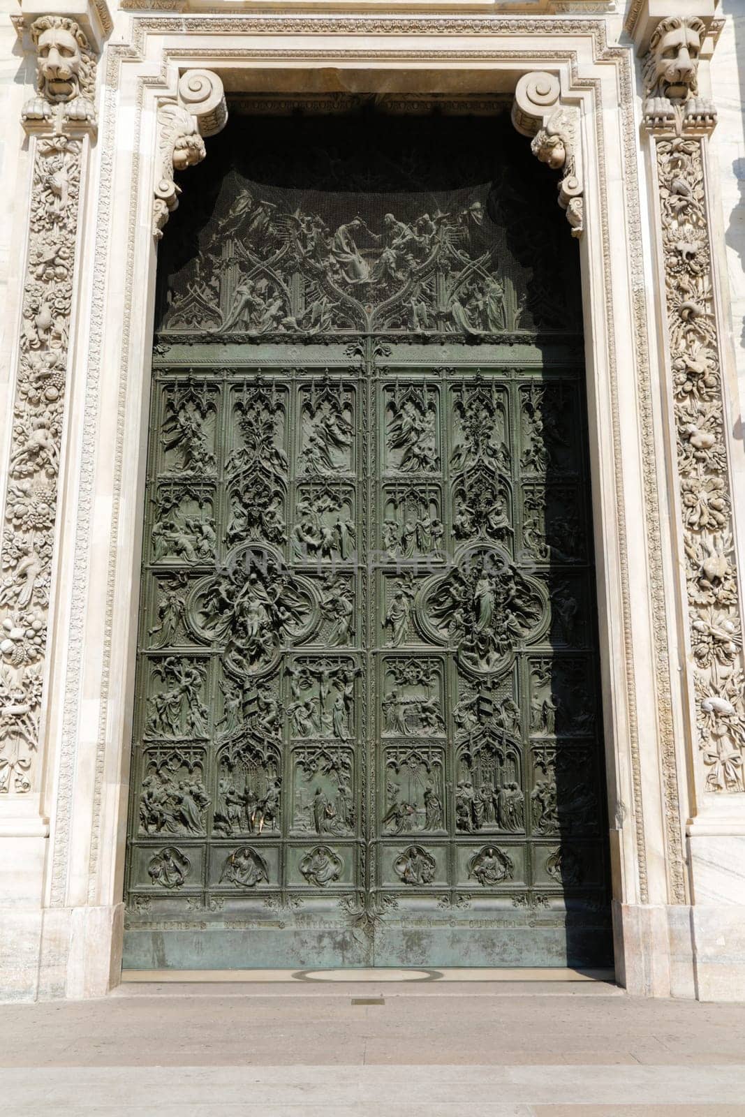 The Milan Cathedral or Duomo di Milano is the gothic cathedral church of Milan