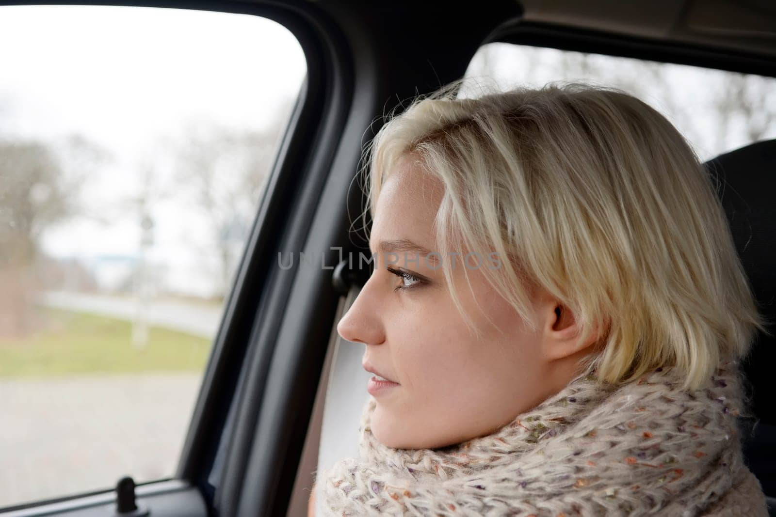 thoughtful young woman